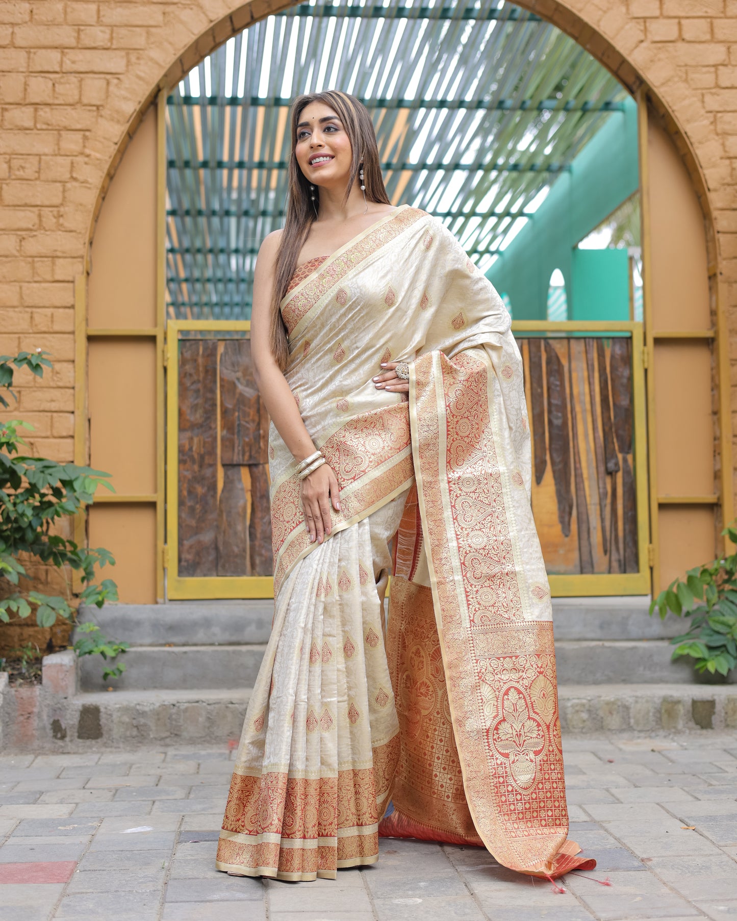 White Pure Soft Silk Saree