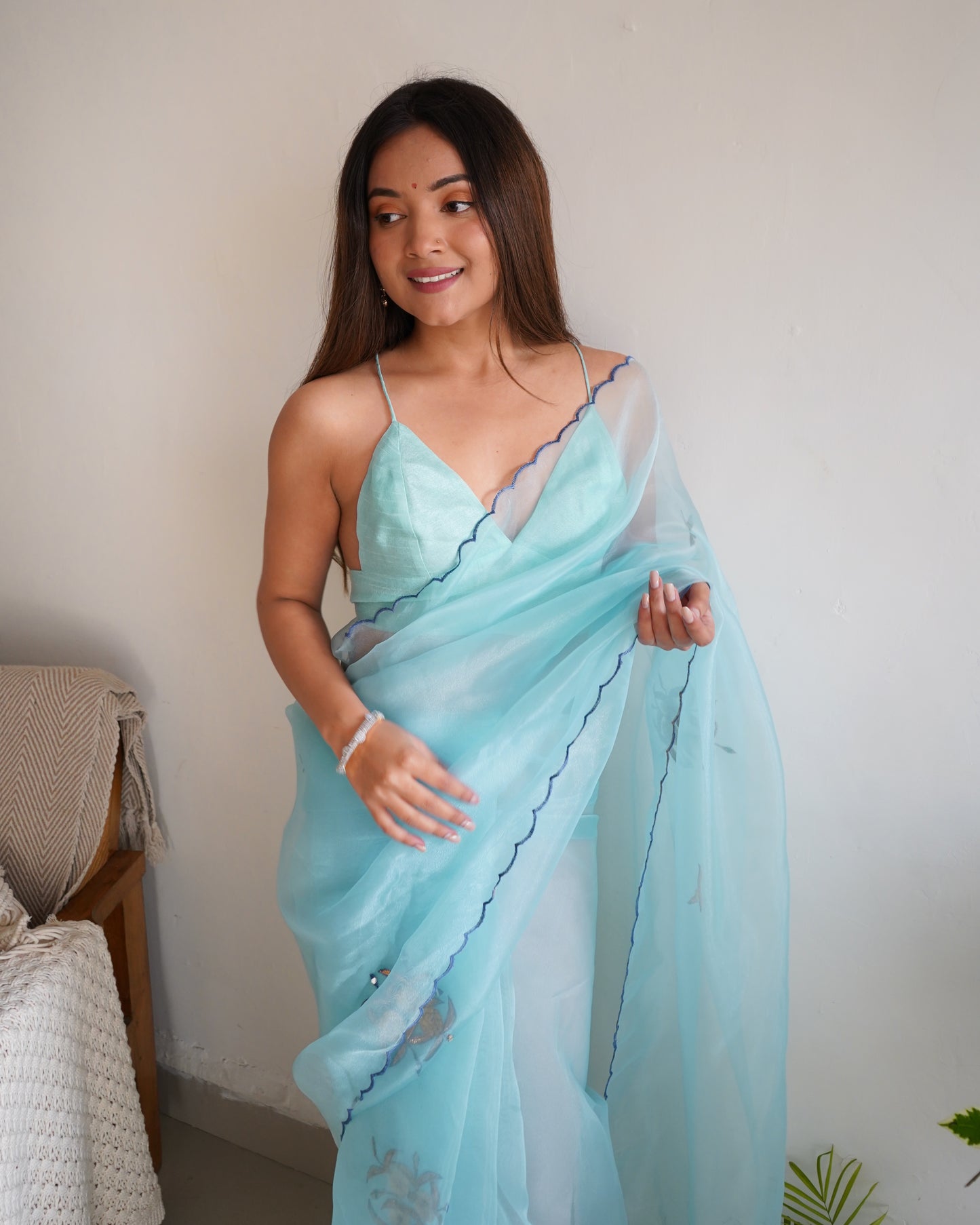 SKY This Organza saree