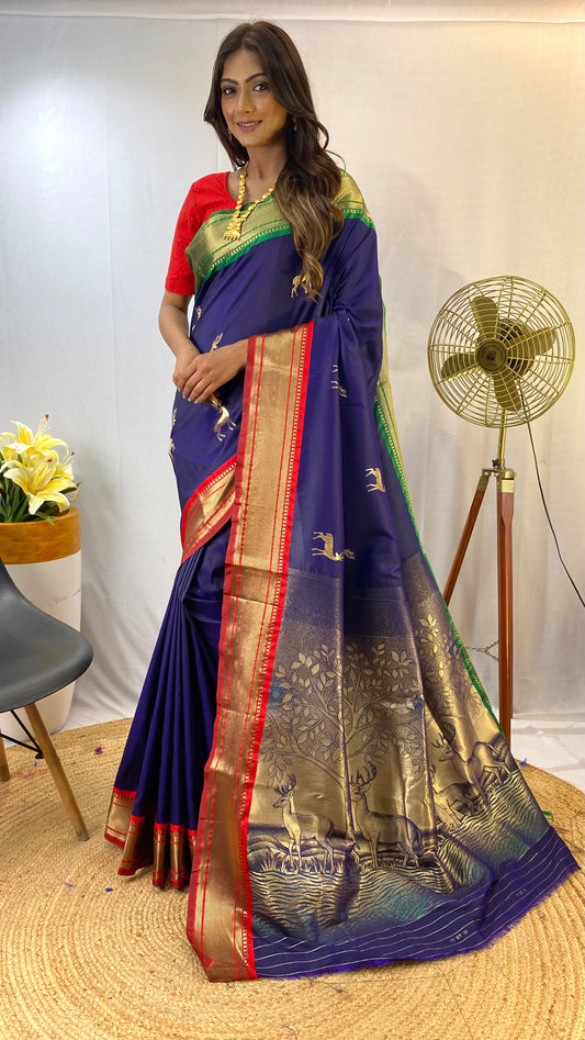 Navy Introducing Our Pure soft silk saree