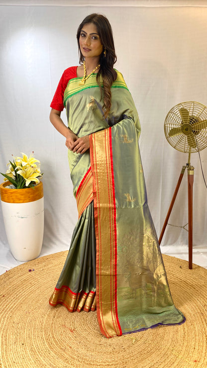 Pista Introducing Our Pure soft silk saree