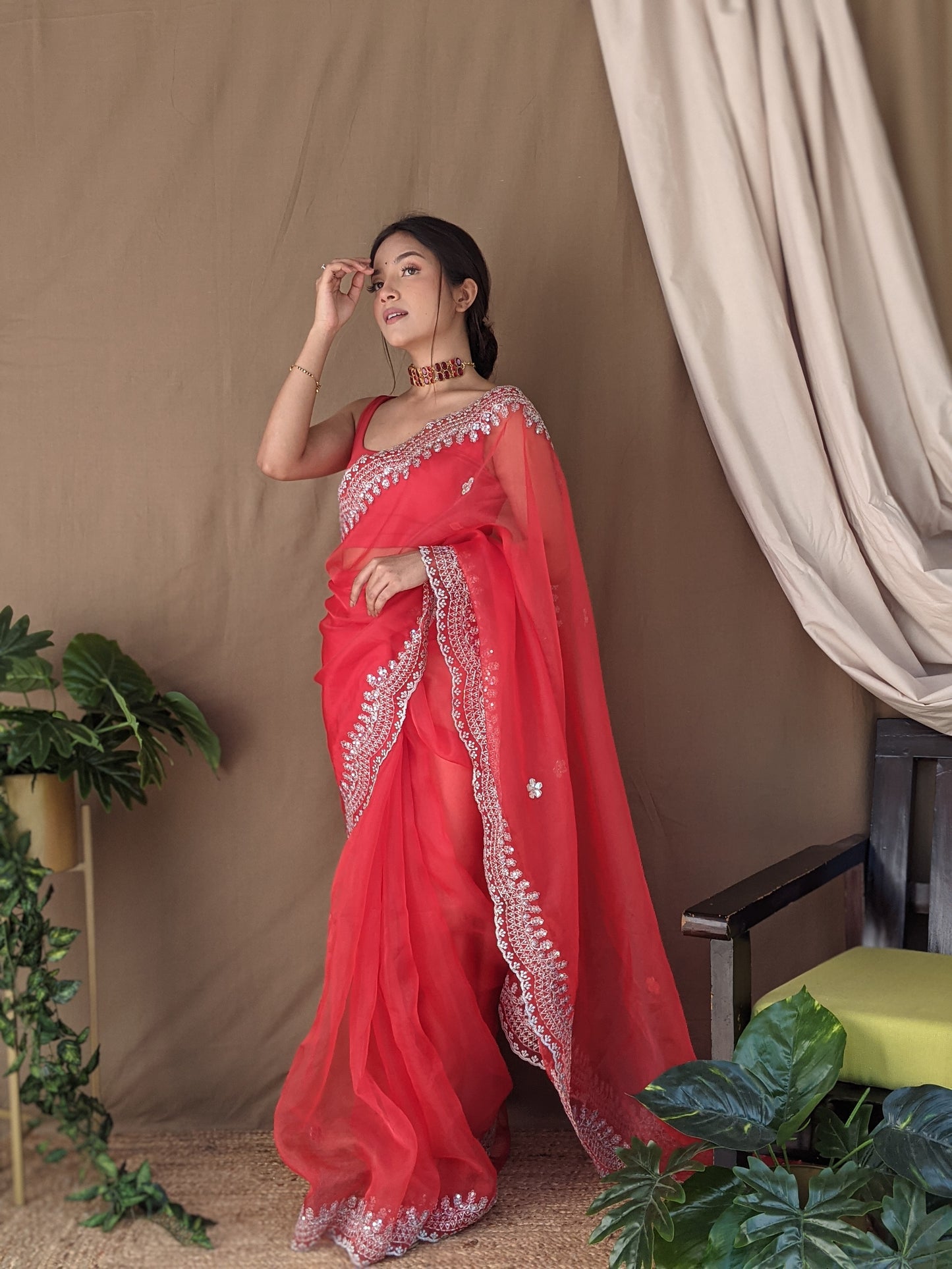 Rad PURE ORGANZA SILK SAREE