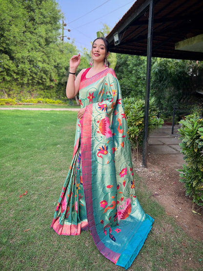 RAMA PURE PAITHANI SAREE