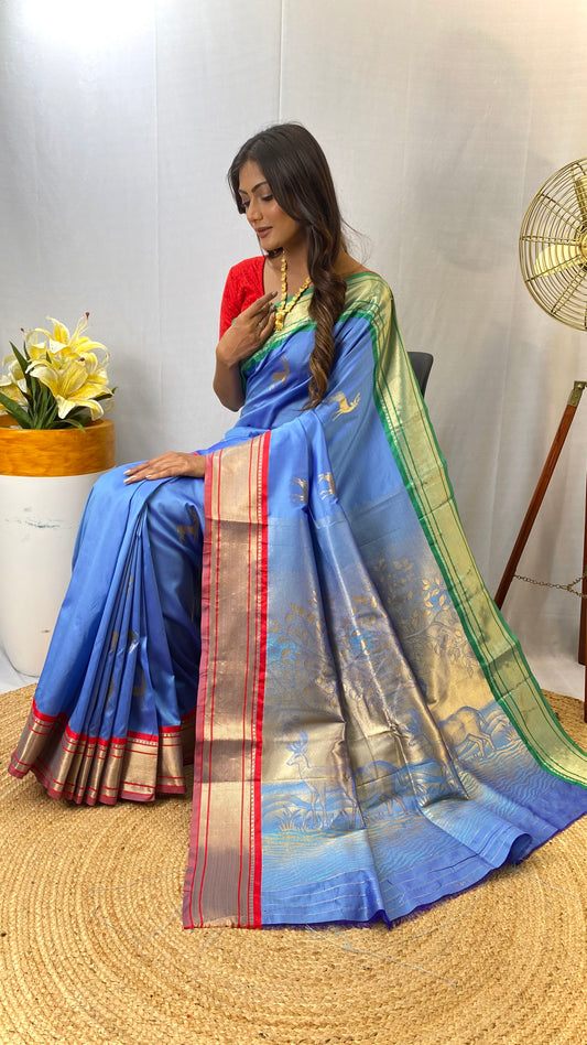 Sky Introducing Our Pure soft silk saree