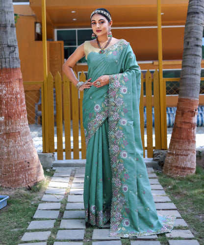 Sky Pure marks silk saree