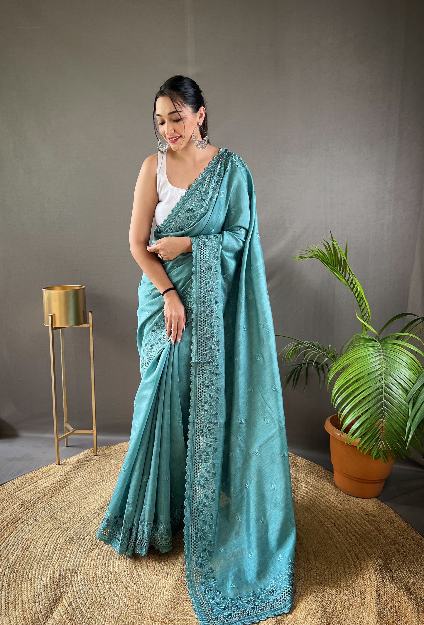 Sky Purr matka silk soft saree