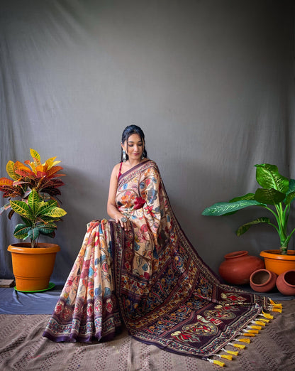 Creem Beautiful Cotton Sarees