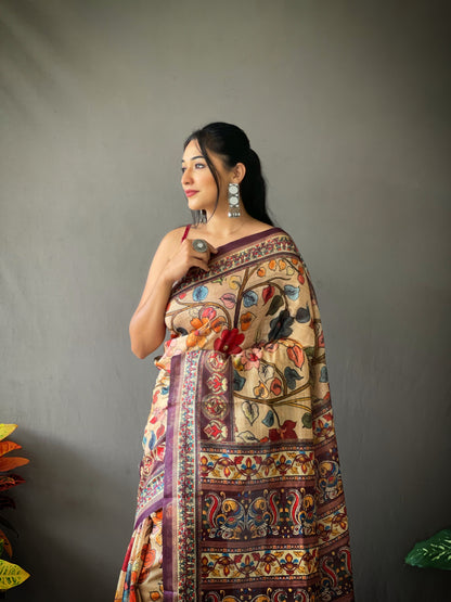 Creem Beautiful Cotton Sarees