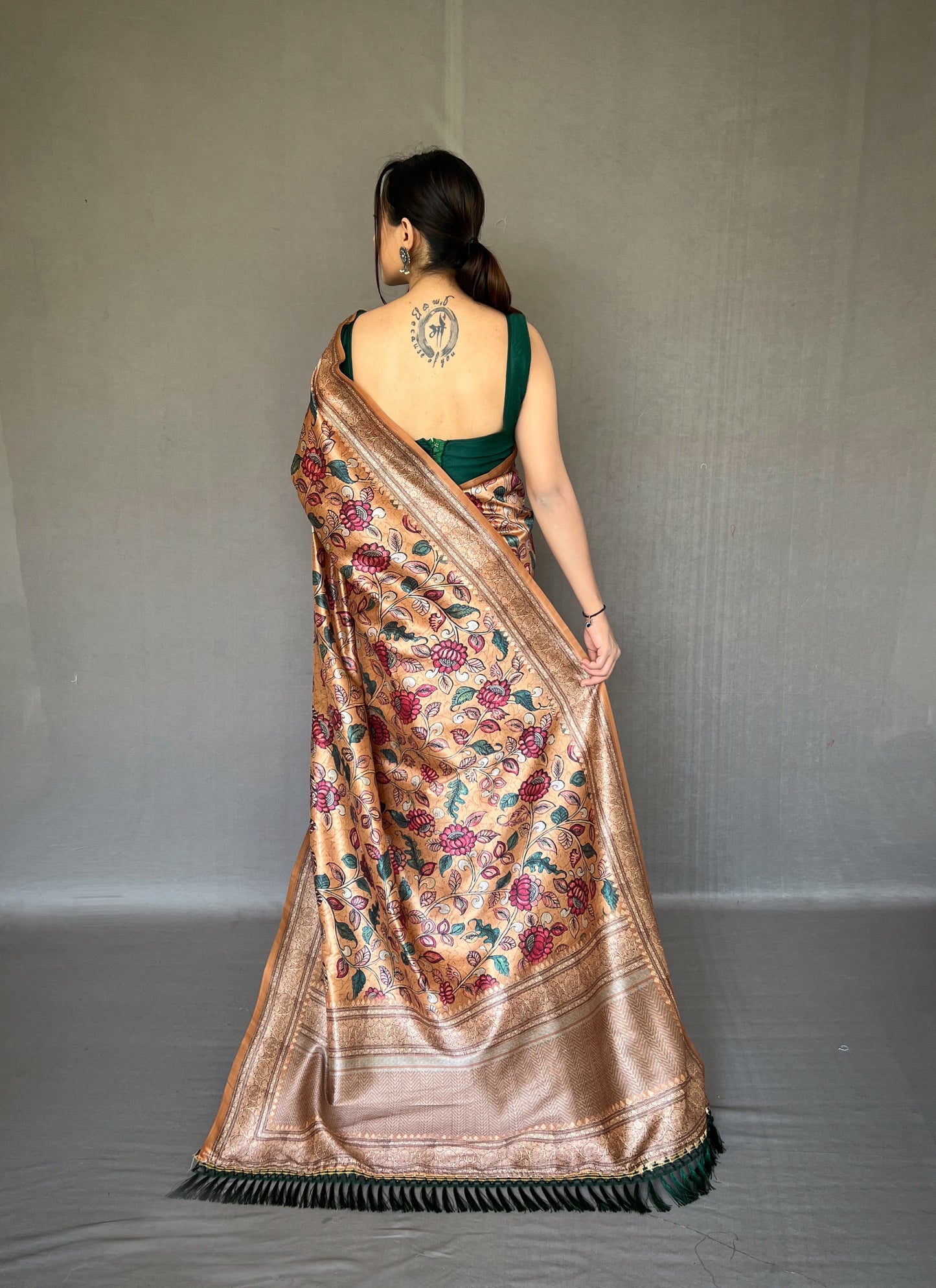 CREEM SOFT SILK SAREE