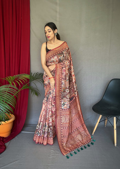 peche kere Beautiful Cotton Sarees